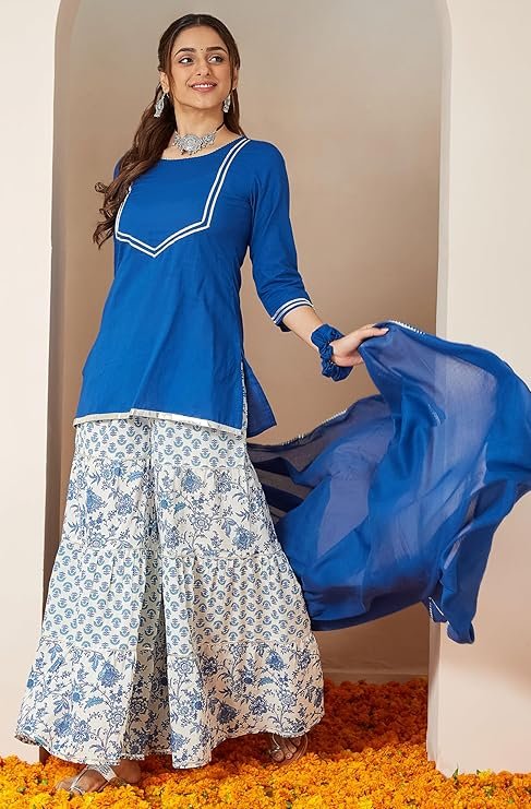 Palazzo & Dupatta Set